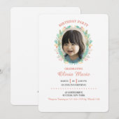 Weinig Uitnodiging van de Foto van het Lijst van (Voorkant / Achterkant)