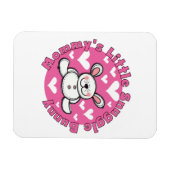 Weinig van de mama nestelt zich Konijntje Magneet (Horizontaal)