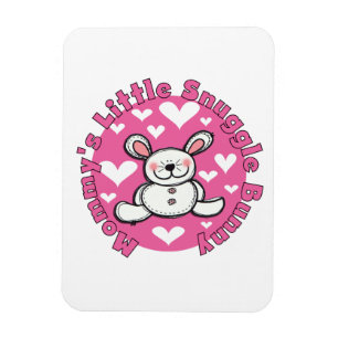 Weinig van de mama nestelt zich Konijntje Magneet