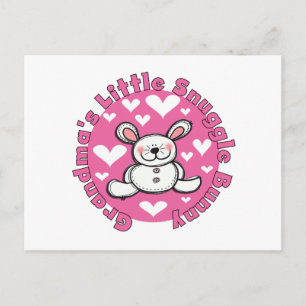 Weinig van de oma nestelt zich Konijntje Briefkaart