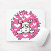 Weinig van de oma nestelt zich Konijntje Muismat (Met muis)