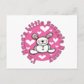 Weinig van Nana nestelt zich Konijntje Briefkaart (Voorkant)