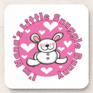 Weinig van Nana nestelt zich Konijntje Drankjes Onderzetter