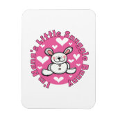 Weinig van Nana nestelt zich Konijntje Magneet (Verticaal)