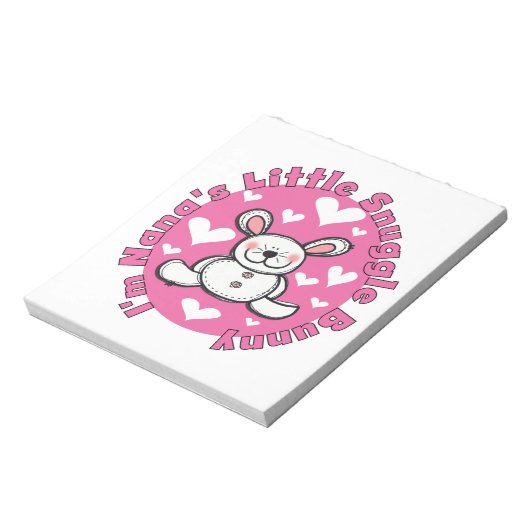 Weinig van Nana nestelt zich Konijntje Notitieblok (Gedraaid)