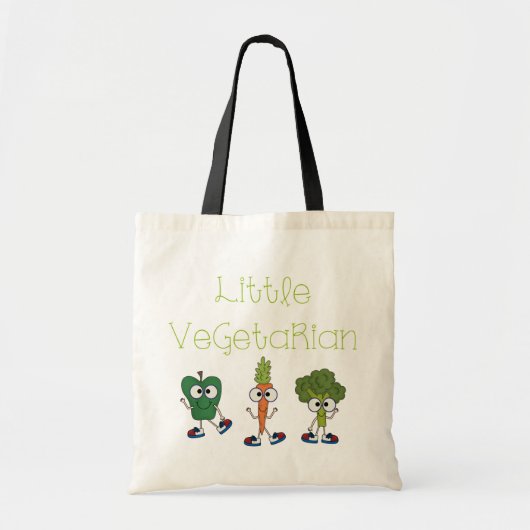 Weinig Vegetariër Tote Bag (Voorkant)