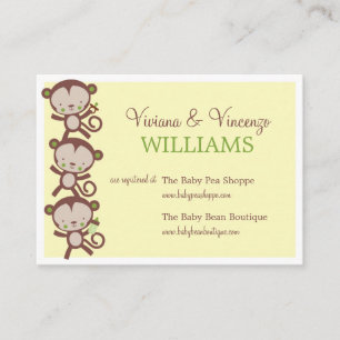 WEINIG VERRASSING BABY SHOWER REGISTER KAARTEN