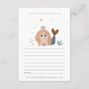 Weinig vloeiend slipadvies voor Baby shower Informatiekaartje