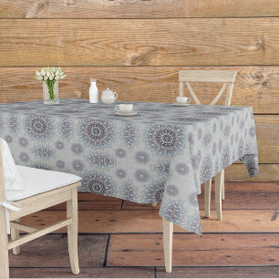 Weinig witte bloemen gevallen (Het patroon) Tafelkleed