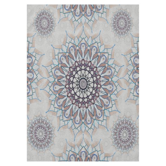 Weinig witte bloemen gevallen naar het platteland tafelkleed (Voorkant)