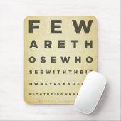 Weinig zijn die Mousepad Muismat (Met muis)