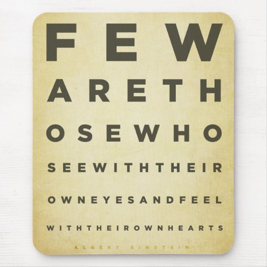 Weinig zijn die Mousepad Muismat (Voorkant)