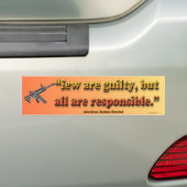 weinigen zijn schuldig... bumpersticker (Op auto)
