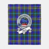 Weir Modern Clan Badge Tartan Pset Fleece Deken (Voorkant)
