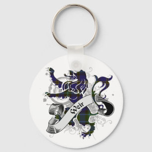 Weir Tartan Lion Sleutelhanger