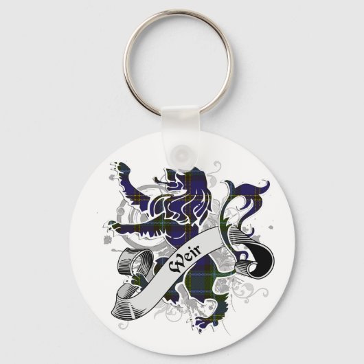 Weir Tartan Lion Sleutelhanger (Voorkant)