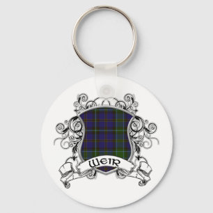 Weir Tartan Shield Sleutelhanger