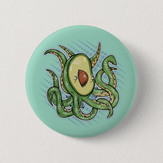 Weird Avocado Ronde Button 5,7 Cm (Voorkant)