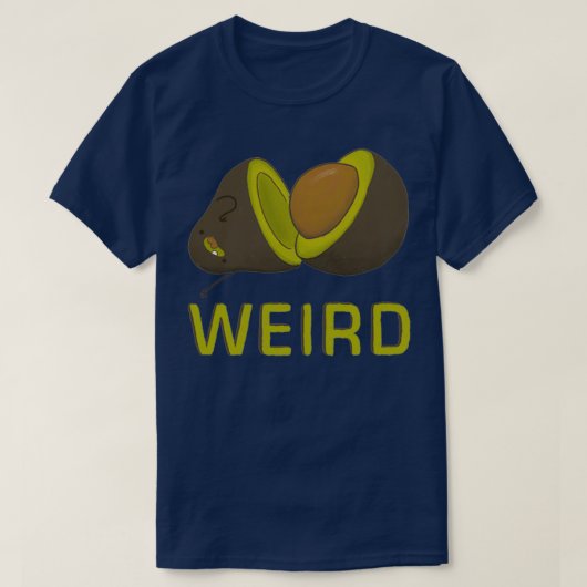 Weird Avocado T-shirt (Design voorkant)