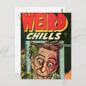 Weird Chills Comic book Briefkaart (Voorkant / Achterkant)
