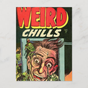 Weird Chills Comic book Briefkaart