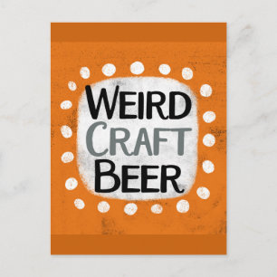 Weird Craft Beer Briefkaart