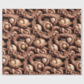 Weird Creepy Alien Slimy Octopus Tentacle Cadeaupapier (Vlak)