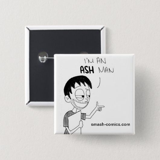 Weird Customer Button (Voorkant /achterkant)