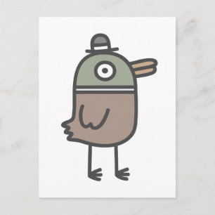 Weird Duck Briefkaart