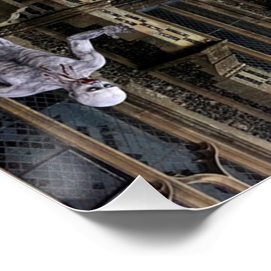 Weird Graveyard Zombies Perfect Poster (Hoek)