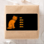 Weird Halloween Cat Etiket (Insitu)
