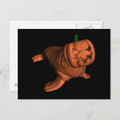 Weird Halloween Walrus Briefkaart (Voorkant / Achterkant)