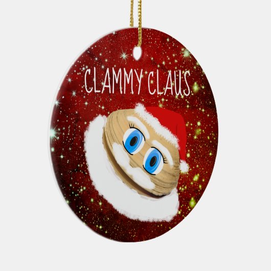 Weird Kerstmis Clammy Claus Holiday Tree Ornament (Rechts)