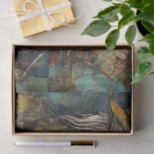 Weird Kings Mannen onder het Zee collage decoupage Tissuepapier (Geschenk)