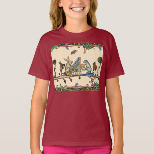 WEIRD MEDIEVAL BESTIAIR MAKEN MUZIEK, konijn, hond T-shirt
