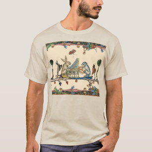 WEIRD MEDIEVAL BESTIAIR MAKEN MUZIEK, konijn, hond T-shirt