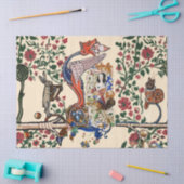 WEIRD MEDIEVAL BESTIAIRE draak en spinnen Harpy Tissuepapier (Craft)