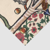 WEIRD MEDIEVAL BESTIAIRE draak en spinnen Harpy Tissuepapier (Detail)