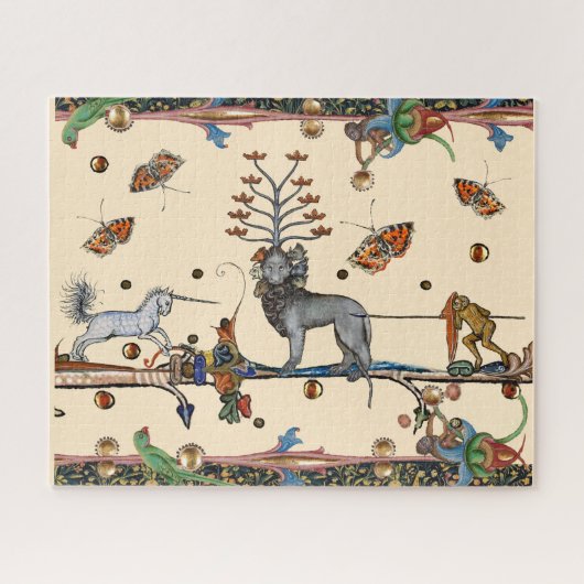 WEIRD MEDIEVAL BESTIARY, APOLIYPTISCH BEAST,UNICOR LEGPUZZEL (Horizontaal)