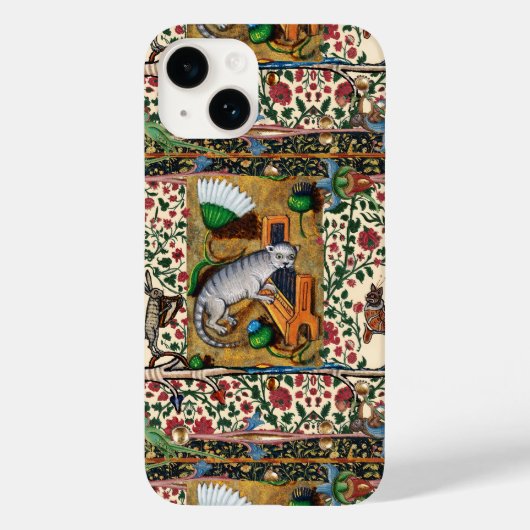 WEIRD MEDIEVAL BESTIARY MUSIC,CAT PLAYS ORGAN Case-Mate iPhone CASE (Achterkant)