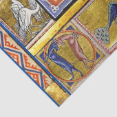 WEIRD MEDIEVAL BESTIARY, SCITALIS LEGENDARY SERPEN TISSUEPAPIER (Detail)