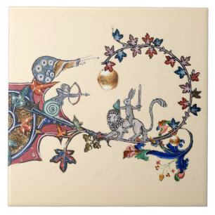 WEIRD MEDIEVAL BESTIARY WAR, Killer Rabbit, Slakke Tegeltje