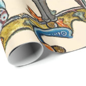 WEIRD MEDIEVAL BESTIARY WAR, KNIGHTS, GIANT SNAILS CADEAUPAPIER (Rol Hoek)