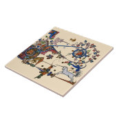 WEIRD MEDIEVAL BESTIARY WAR UNICORNS COMBAT MONKEY TEGELTJE (Zijkant)