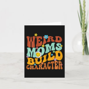 Weird Moms Build Karakter Moederdag Funny Match Kaart