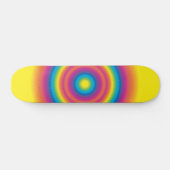 Weird Rainbow Round Skateboard (Horizontaal)