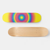 Weird Rainbow Round Skateboard (Horizontaal)
