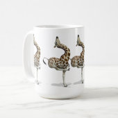 Weird Sportive Giraffe Koffiemok (Voorkant links)