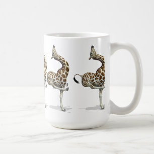 Weird Sportive Giraffe Koffiemok