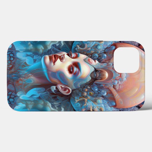 Weird Surreal Alien Woman Art Case-Mate iPhone Case (Achterkant (horizontaal))